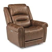 Power Recliner with Power Headrest & Lumbar Extending Footrest