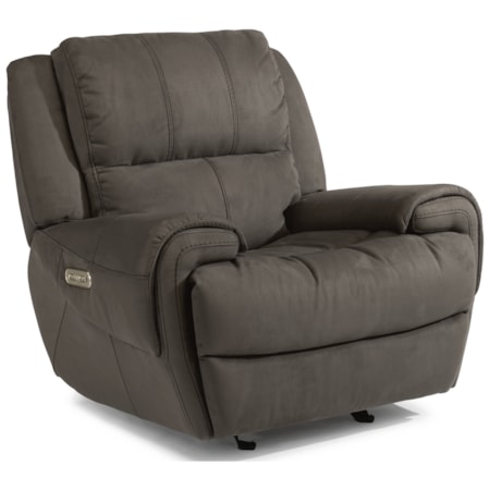 Power Gliding Recliner with Power Headrest