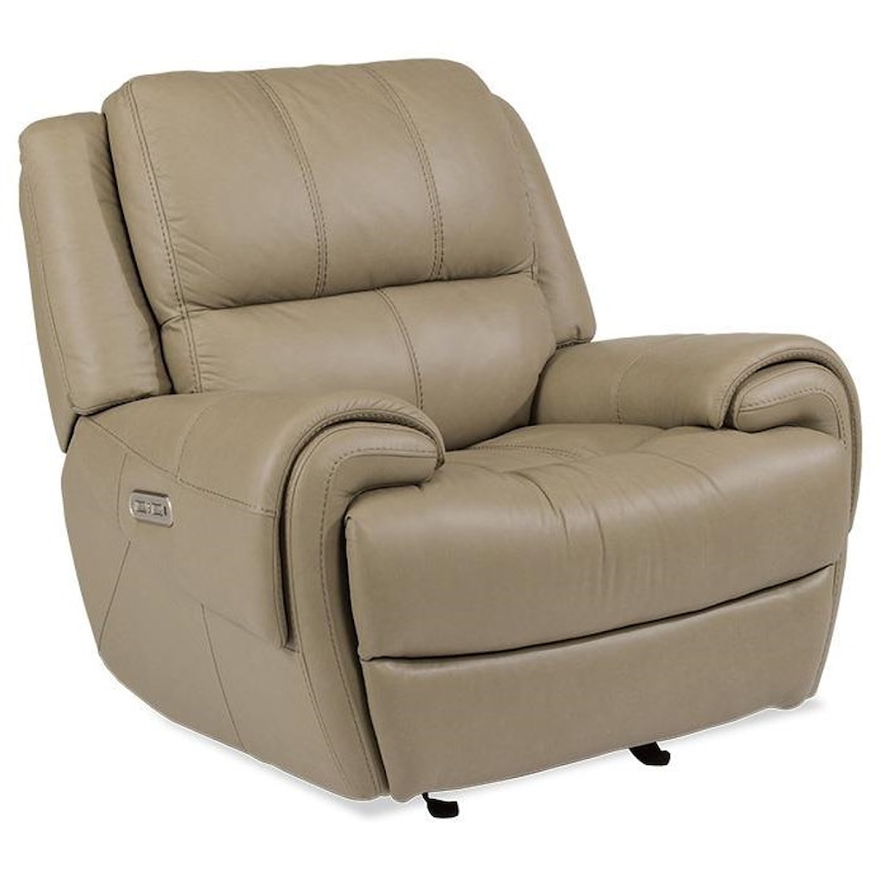 Flexsteel Latitudes-Nance Power Gliding Recliner with Power Headrest