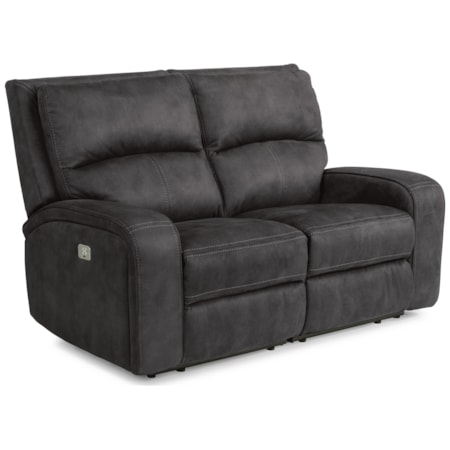 Power Reclining Loveseat with Power Headrest
