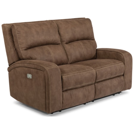 Power Reclining Loveseat with Power Headrest