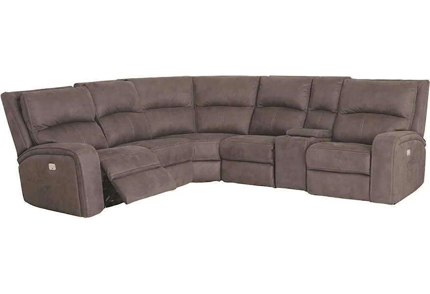 Latitudes - Nirvana 6 Piece Power Sectional by Flexsteel at Darvin Furniture