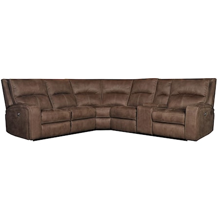 Power Reclining Sectional Power Headrests