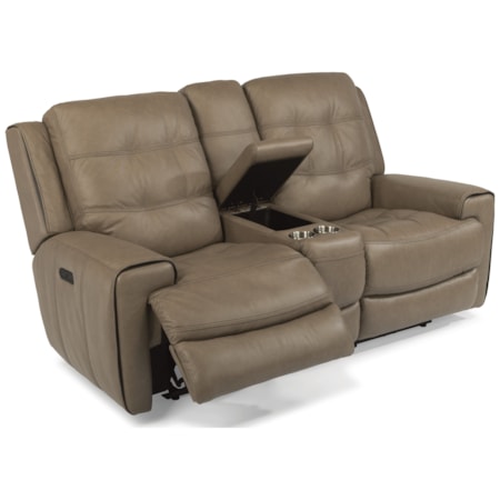 Power Reclining Loveseat with Power Headrest