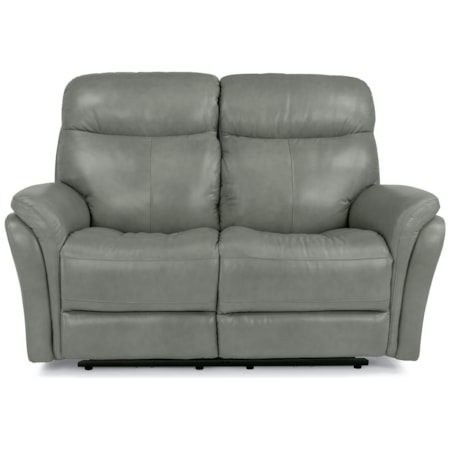 Power Reclining Love Seat w/ Power Headrest