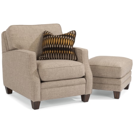 Chair & Ottoman Set