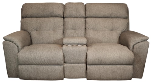 Power Reclining Loveseat w/ Console & Power Headrest