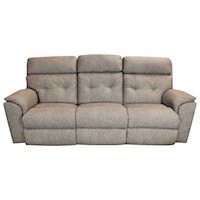 Power Reclining Sofa w/ Power Headrest and Tufted Back