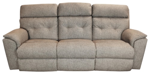 Power Reclining Sofa w/ Power Headrest and Tufted Back