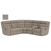 6-PC Power Reclining Sectional with Power Adjustable Headrests