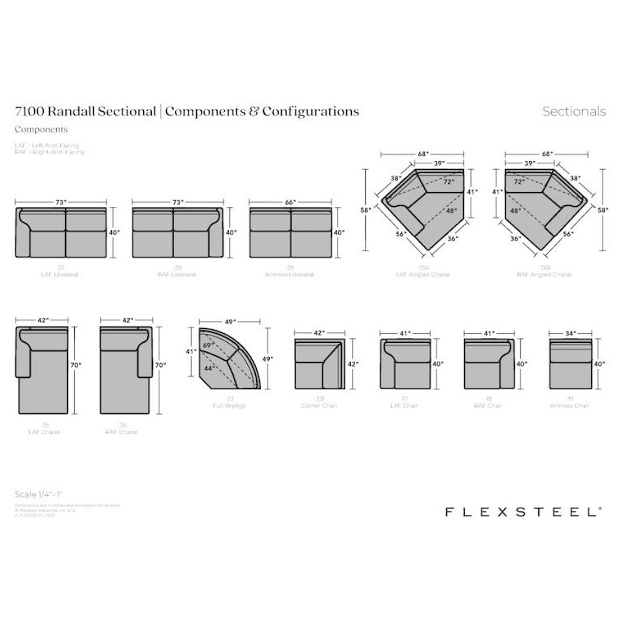 Flexsteel Randall 3-PC Sectional