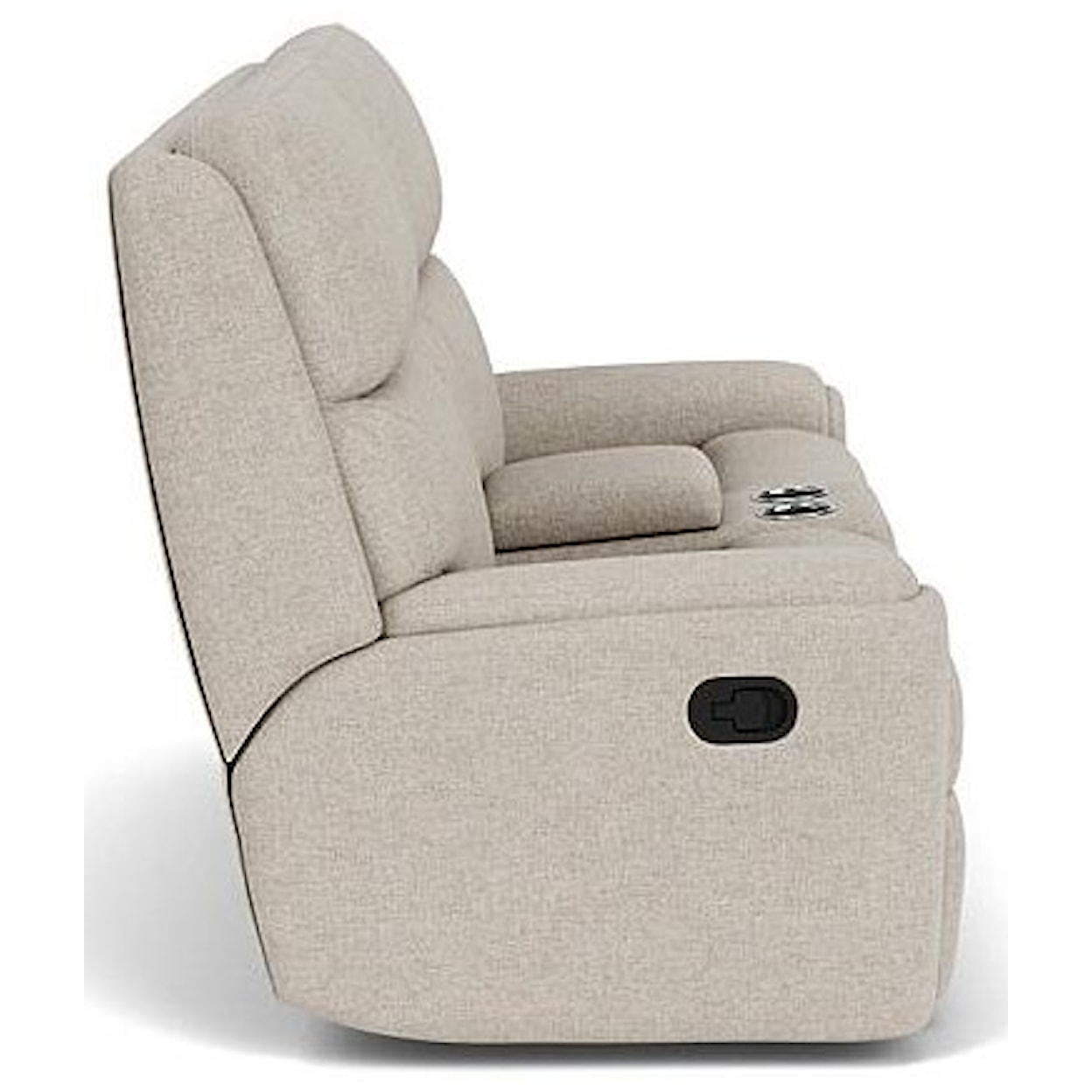 Flexsteel Rio Power Reclining Loveseat with Console and PH