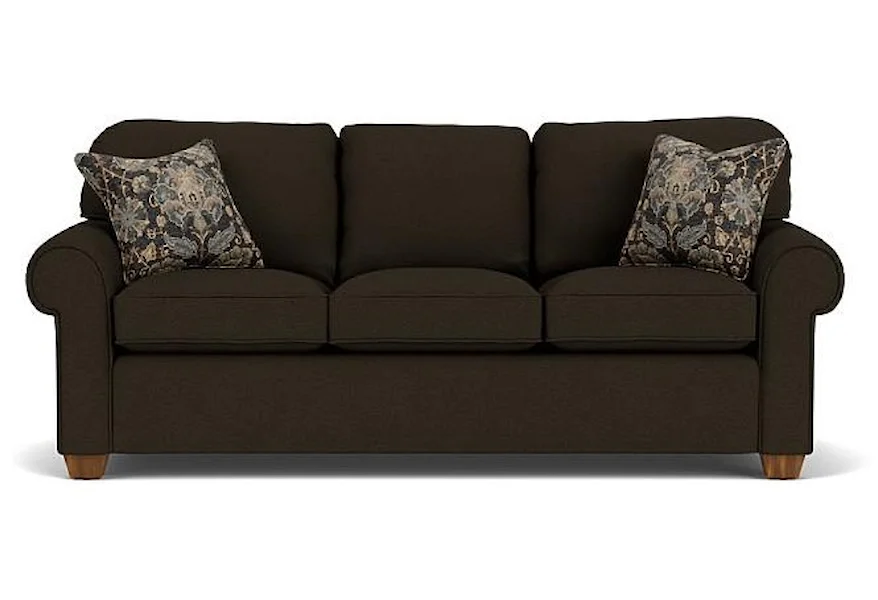 Thornton 5535 Stationary Sofa by Flexsteel at VanDrie Home Furnishings