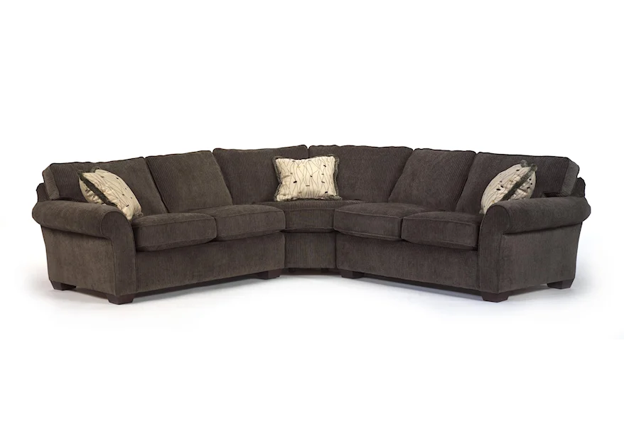 Vail Sectional Sofa by Flexsteel at Mueller Furniture
