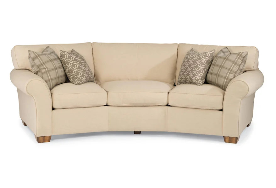 Vail 107" Conversation Sofa by Flexsteel at Mueller Furniture