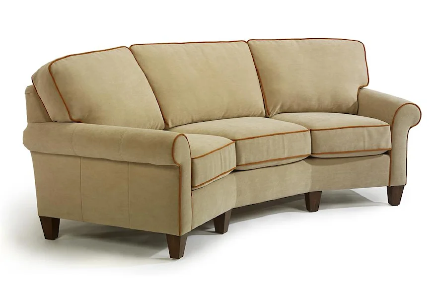 Westside Conversation Sofa by Flexsteel at Mueller Furniture