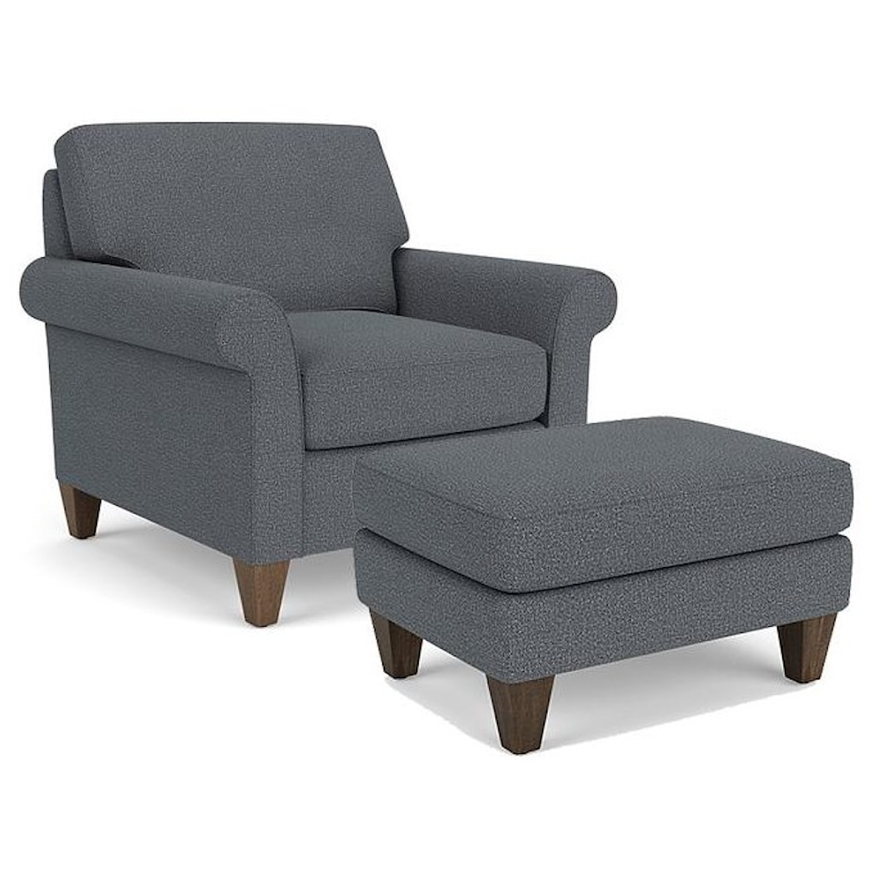 Flexsteel Westside Westside Chair and Ottoman