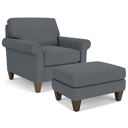 Westside Chair and Ottoman