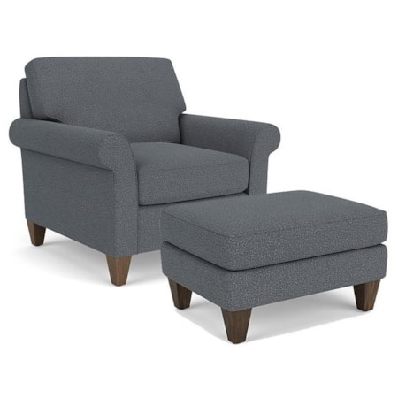 Westside Chair and Ottoman