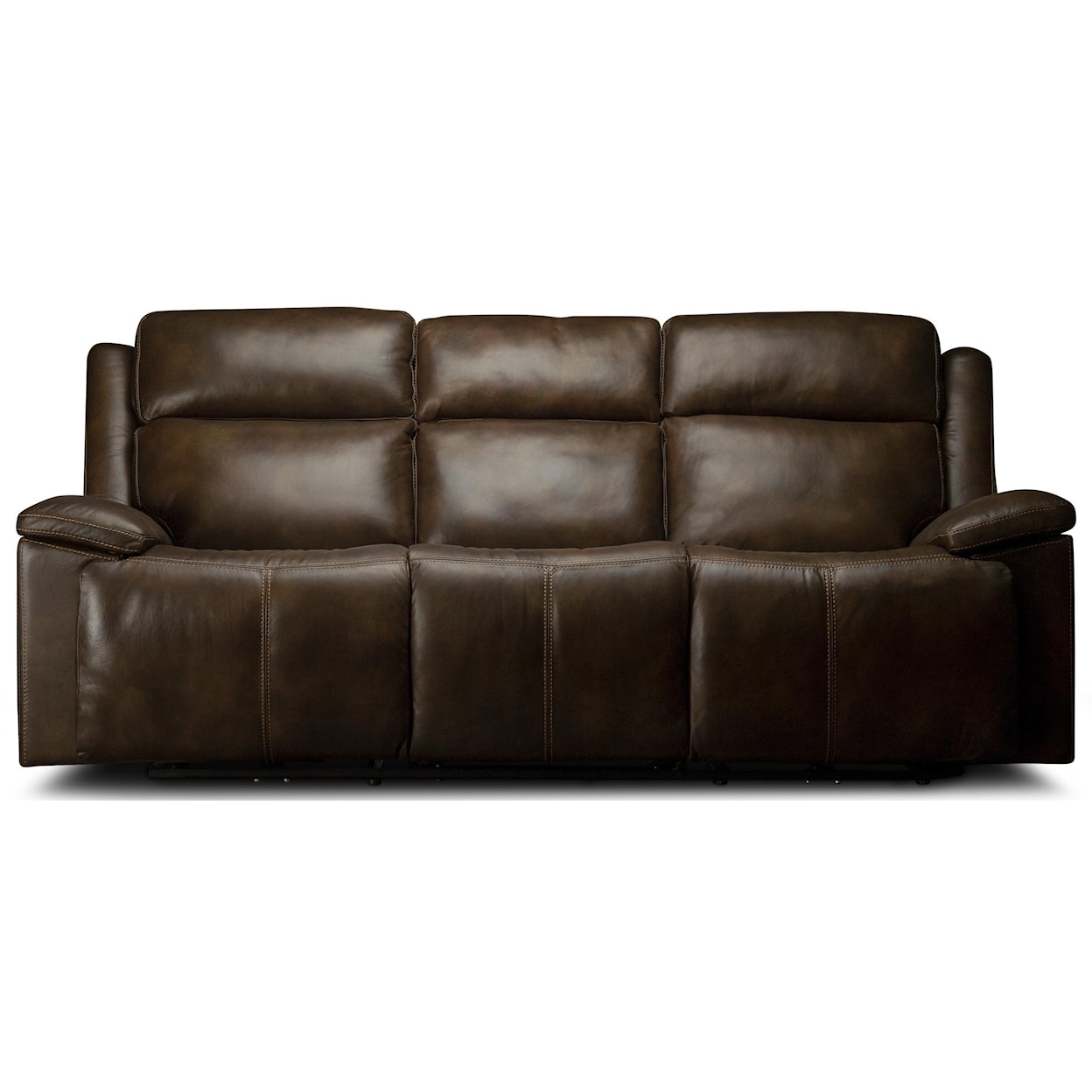 Flexsteel Wynwood Collection Calista Calista Power Leather Match Sofa