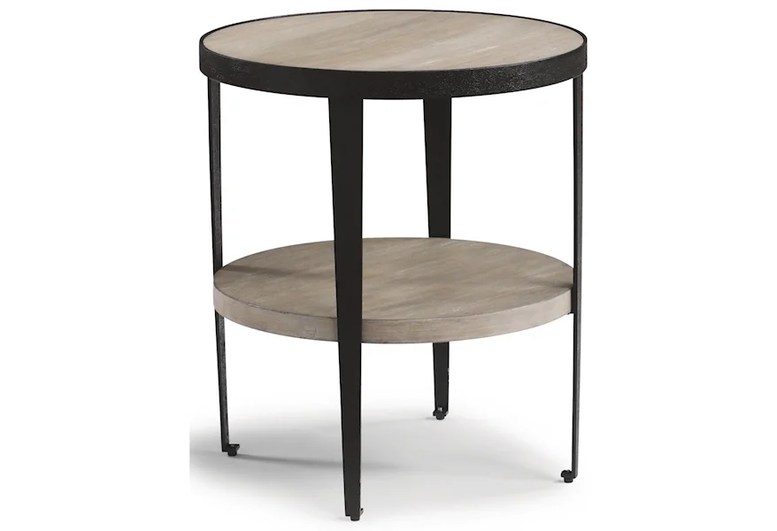 Compass Chairside Table  by Flexsteel Wynwood Collection at Steger's Furniture