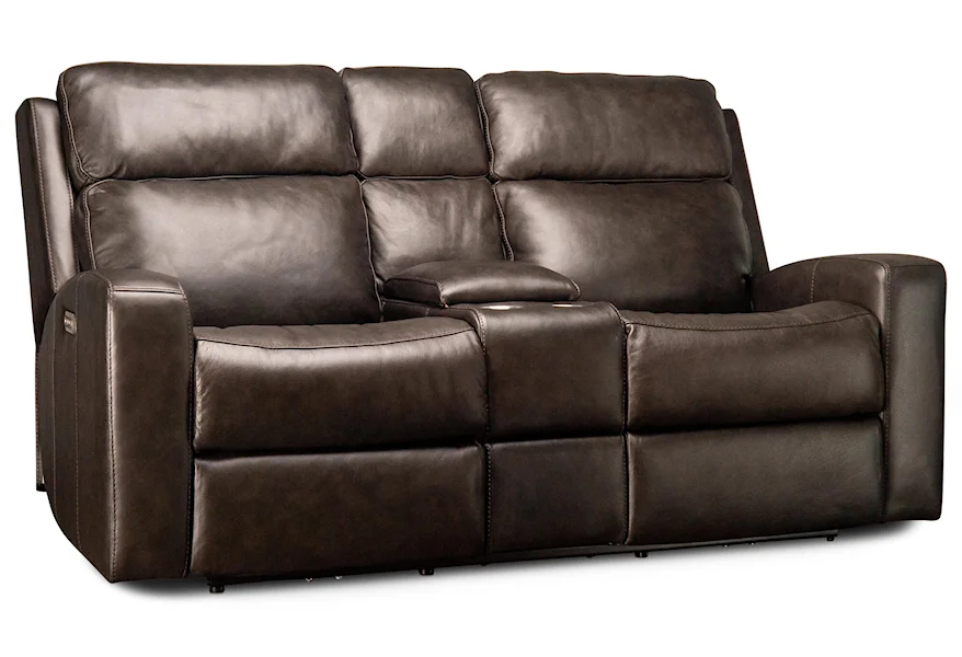 Cordelia Cordelia Leather Match Power Loveseat by Flexsteel Wynwood Collection at Morris Home