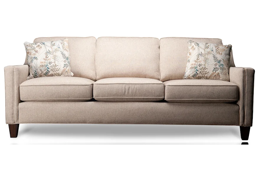 Florian Florian Sofa with Accent Pillows by Flexsteel Wynwood Collection at Morris Home