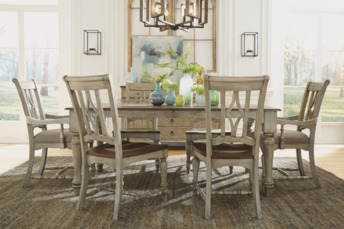 Plymouth Dining Rectangular Table and 4 Chairs