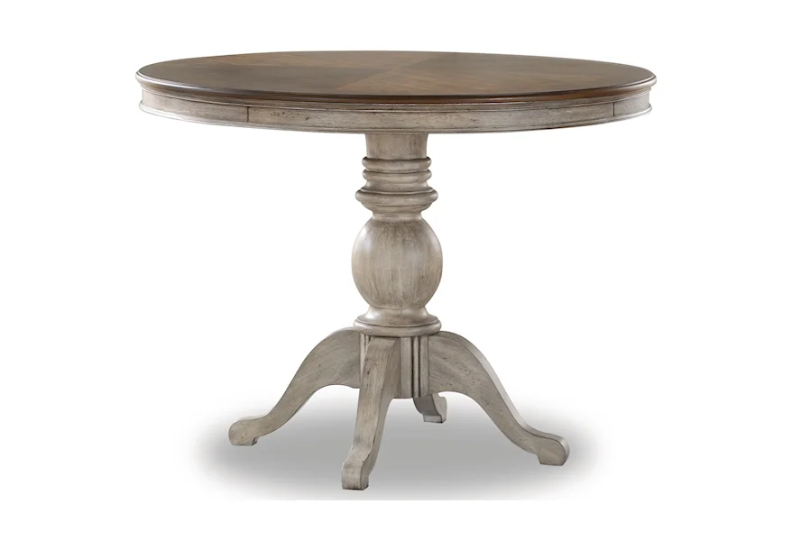 Plymouth Counter Height Pedestal Table by Flexsteel Wynwood Collection at Sheely's Furniture & Appliance