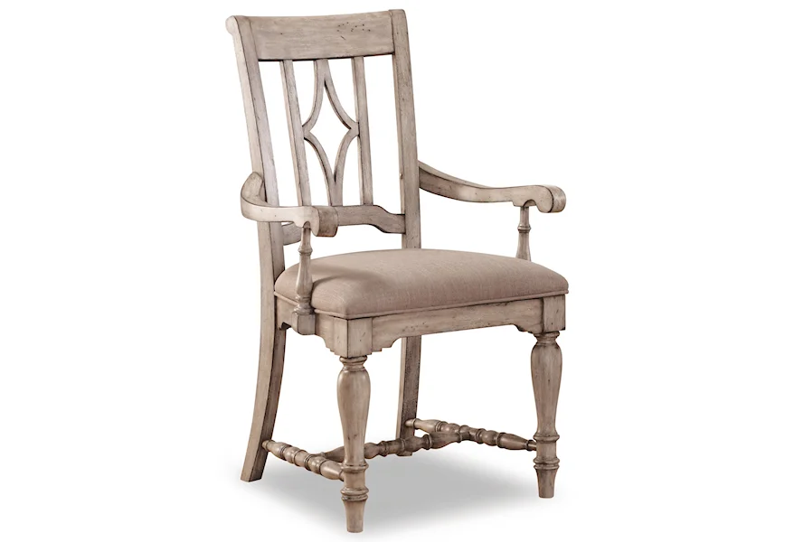 Plymouth Dining Arm Chair by Wynwood, A Flexsteel Company at Conlin's Furniture
