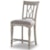 Flexsteel Wynwood Collection Plymouth Relaxed Vintage Counter Height Stool with Upholstered Seat