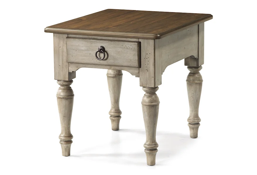 Plymouth End Table by Flexsteel Wynwood Collection at Belpre Furniture