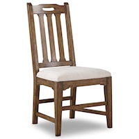 Mission Upholstered Dining Chair with Slat Back