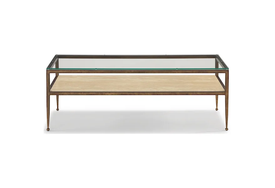 Venice Rectangular Cocktail Table by Flexsteel Wynwood Collection at Sheely's Furniture & Appliance