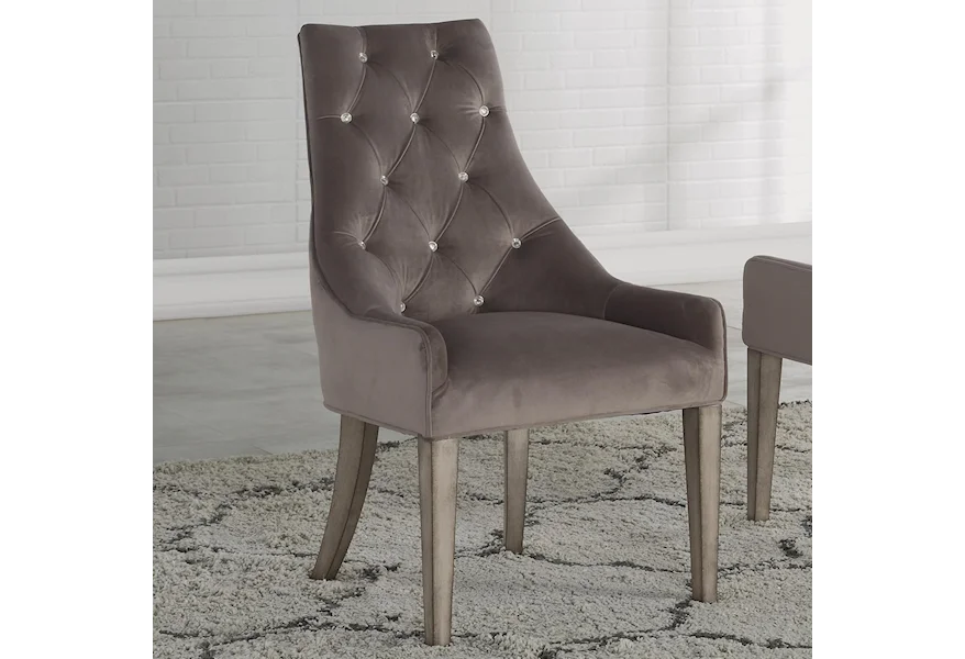 Vogue Upholstered Arm Chair by Wynwood, A Flexsteel Company at Conlin's Furniture