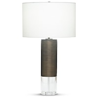 Atlantic Table Lamp - Off-White Linen