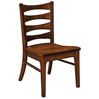 Customizable Solid Wood Side Chair