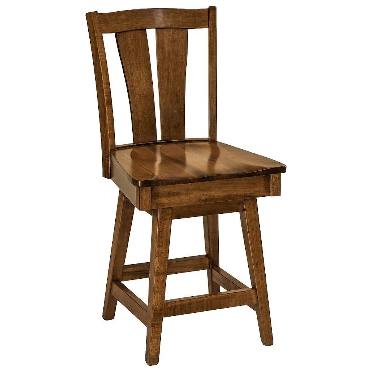 F&N Woodworking Brawley 24" Swivel Stool