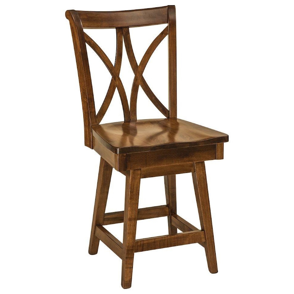 F&N Woodworking Callahan 30" Swivel Stool