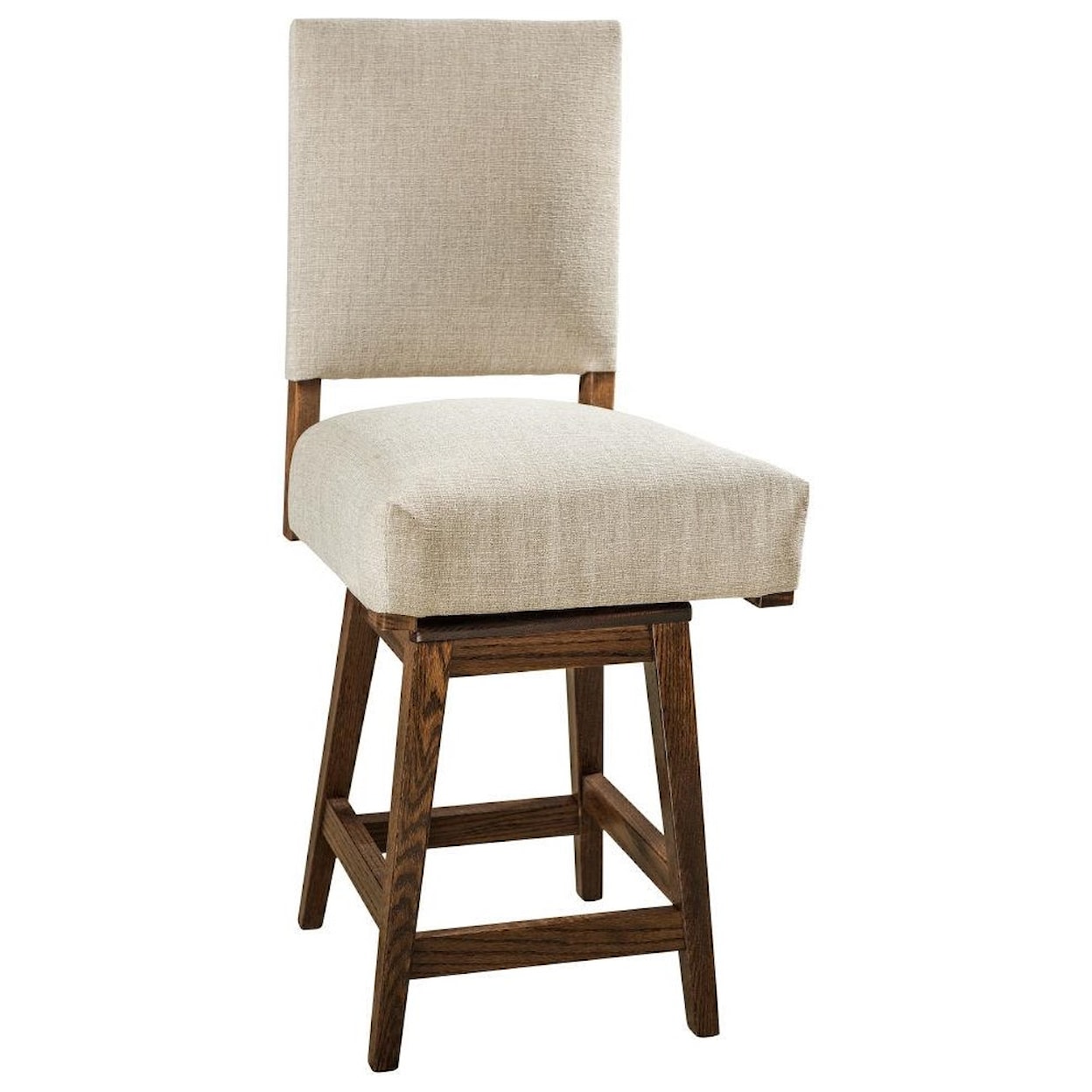 F&N Woodworking Canaan 30" Swivel Stool