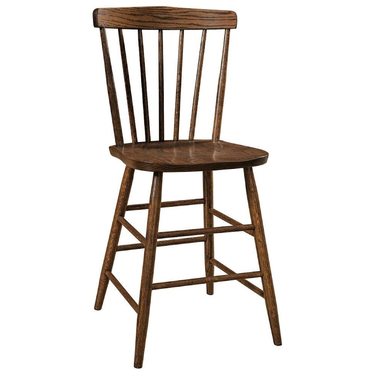 F&N Woodworking Cantaberry 24" Stationary Stool