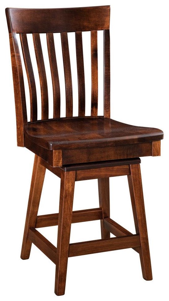 F&N Woodworking Chandler 30" Swivel Stool