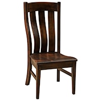 Customizable Solid Wood Side Chair