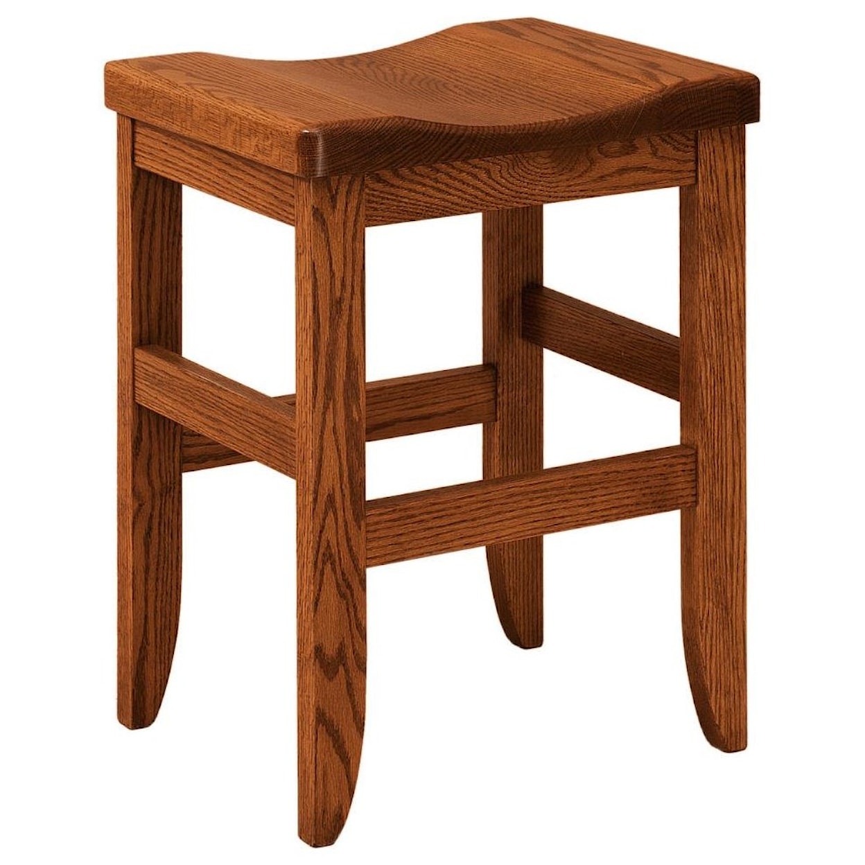 F&N Woodworking Clifton 24" Stationary Stool