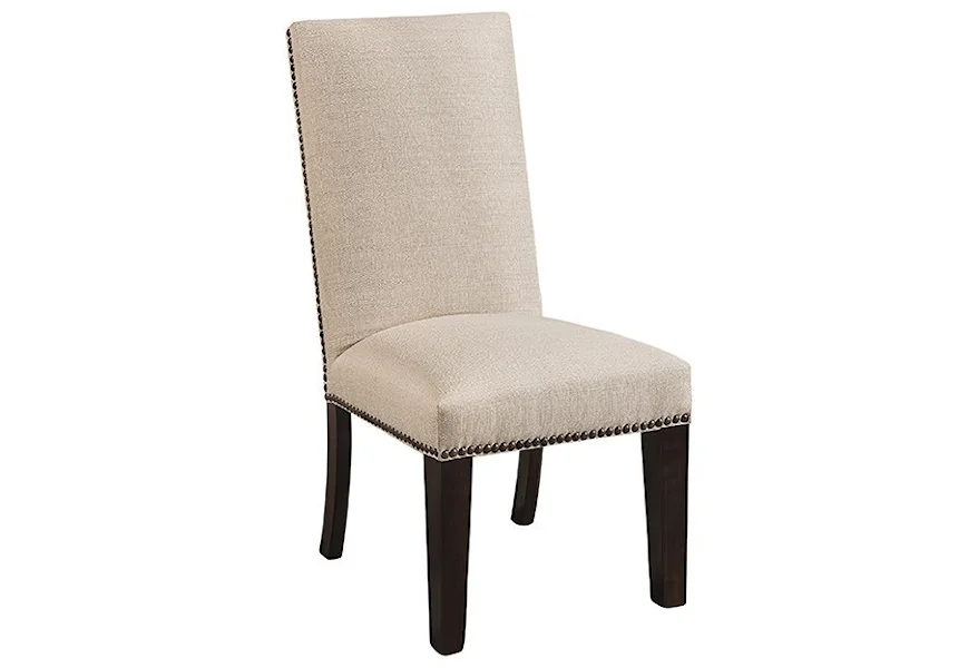Corbin Customizable Solid Wood Side Chair by F&N Woodworking at Saugerties Furniture Mart