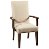 F&N Woodworking Corbin Customizable Solid Wood Arm Chair