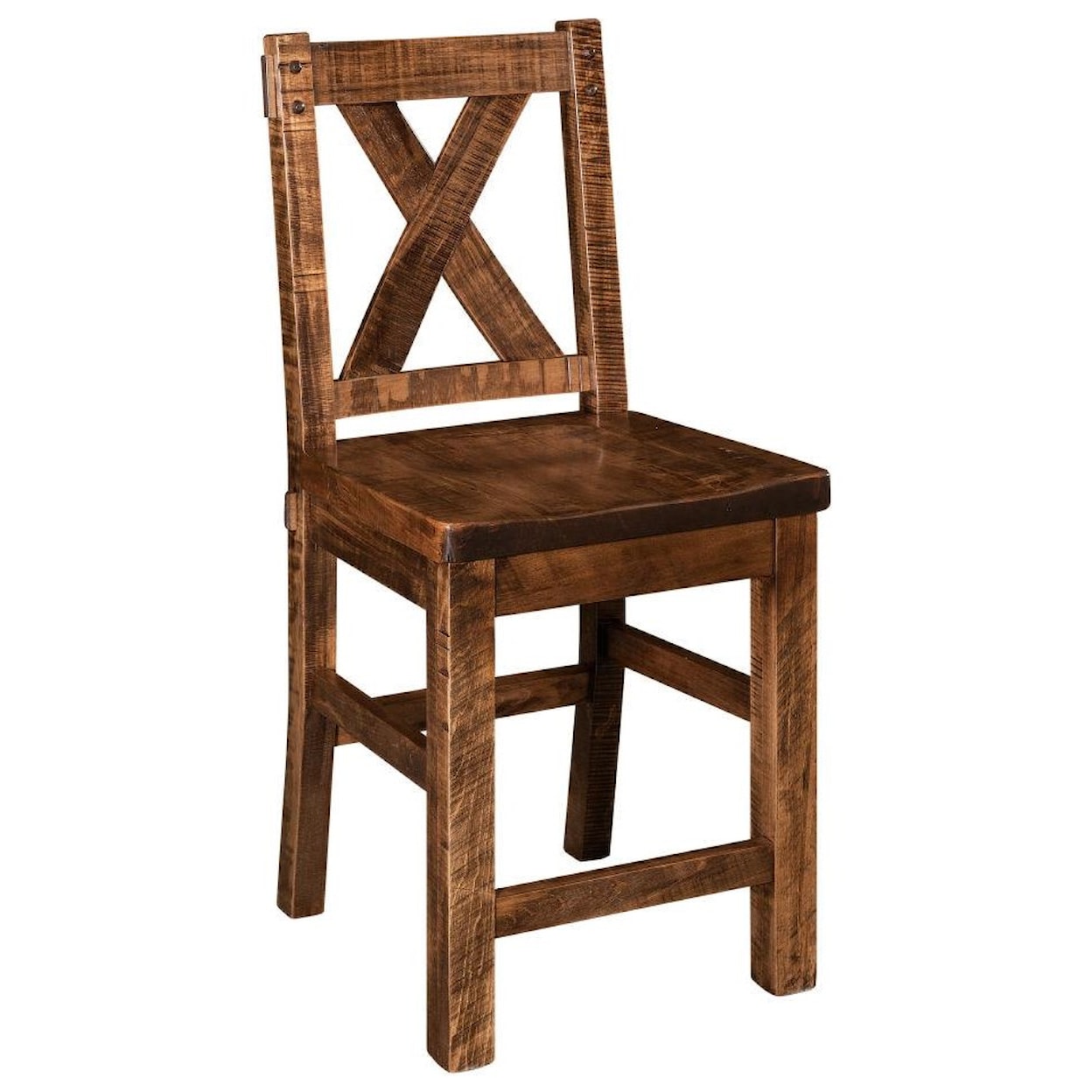 F&N Woodworking Denver 24" Stationary Stool