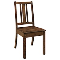 Customizable Solid Wood Side Chair