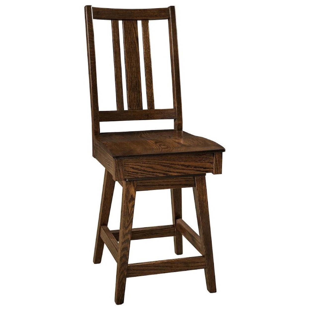 F&N Woodworking Eco 24" Swivel Stool