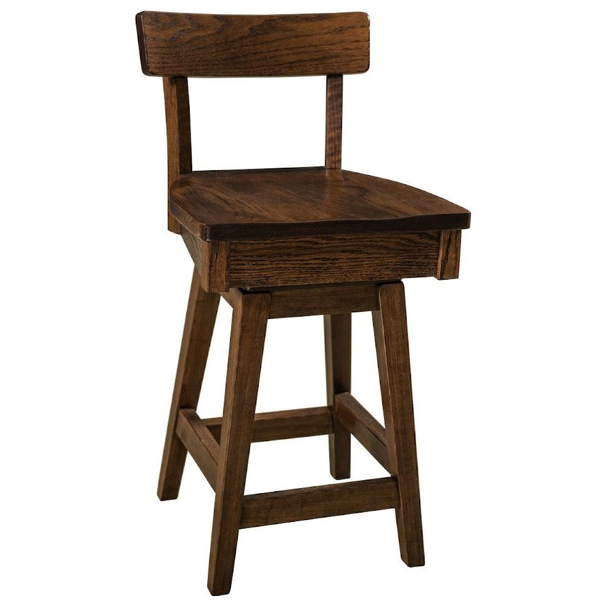 F&N Woodworking Eddison 30" Swivel Stool